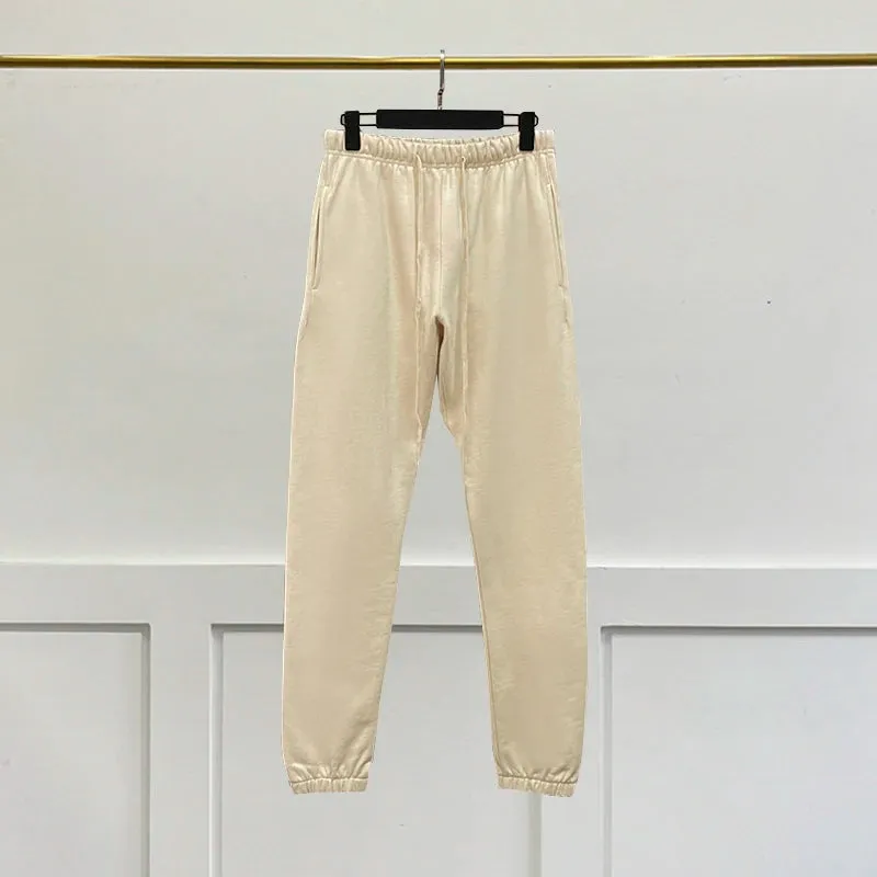 Fashionable Solid Color High Quality Cotton Jogging Sweatpants