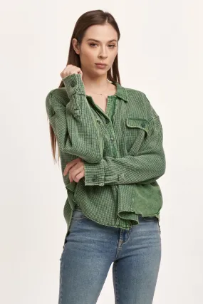 FOSTER THERMAL SHIRT JACKET DARK MOSS
