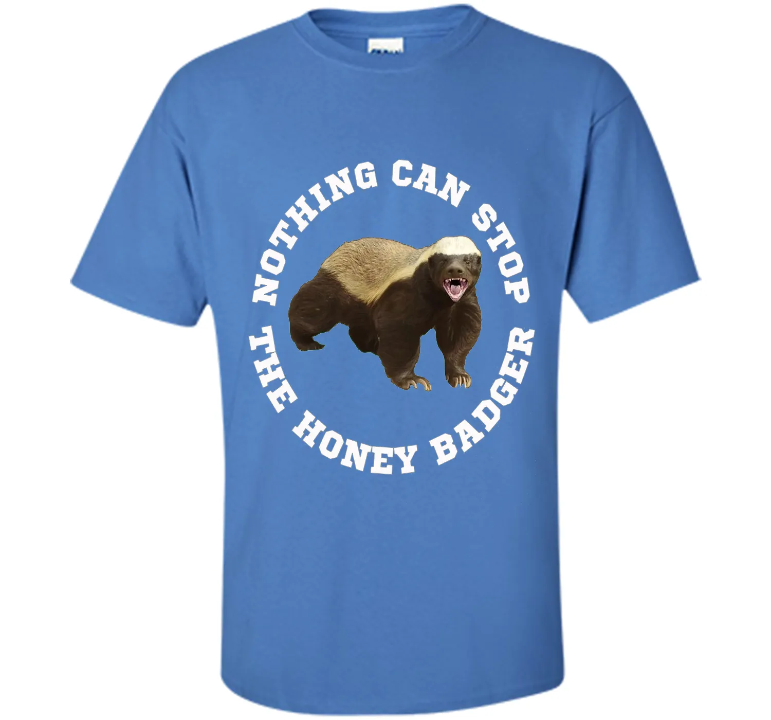 Funny Honey Badger T-shirt Crazy Nasty Badger Fun Tee