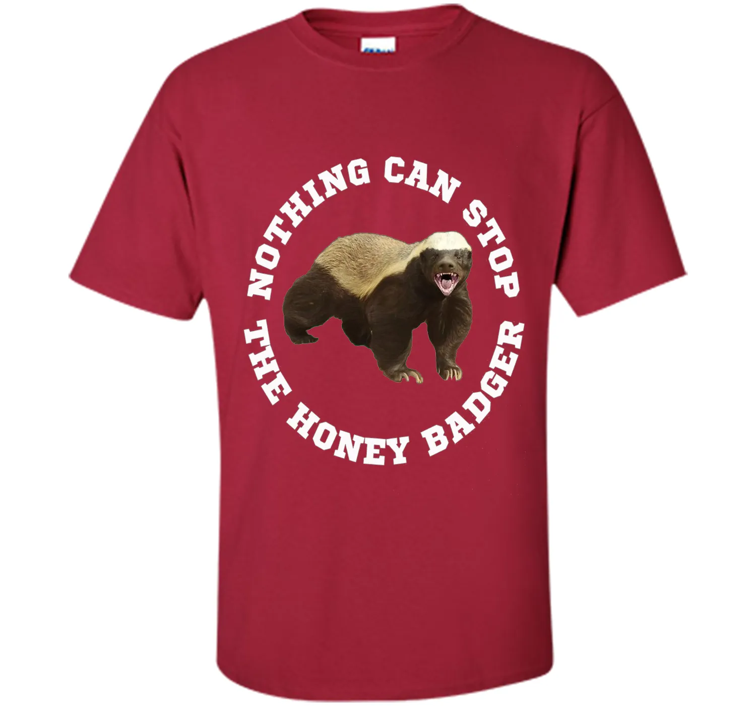 Funny Honey Badger T-shirt Crazy Nasty Badger Fun Tee
