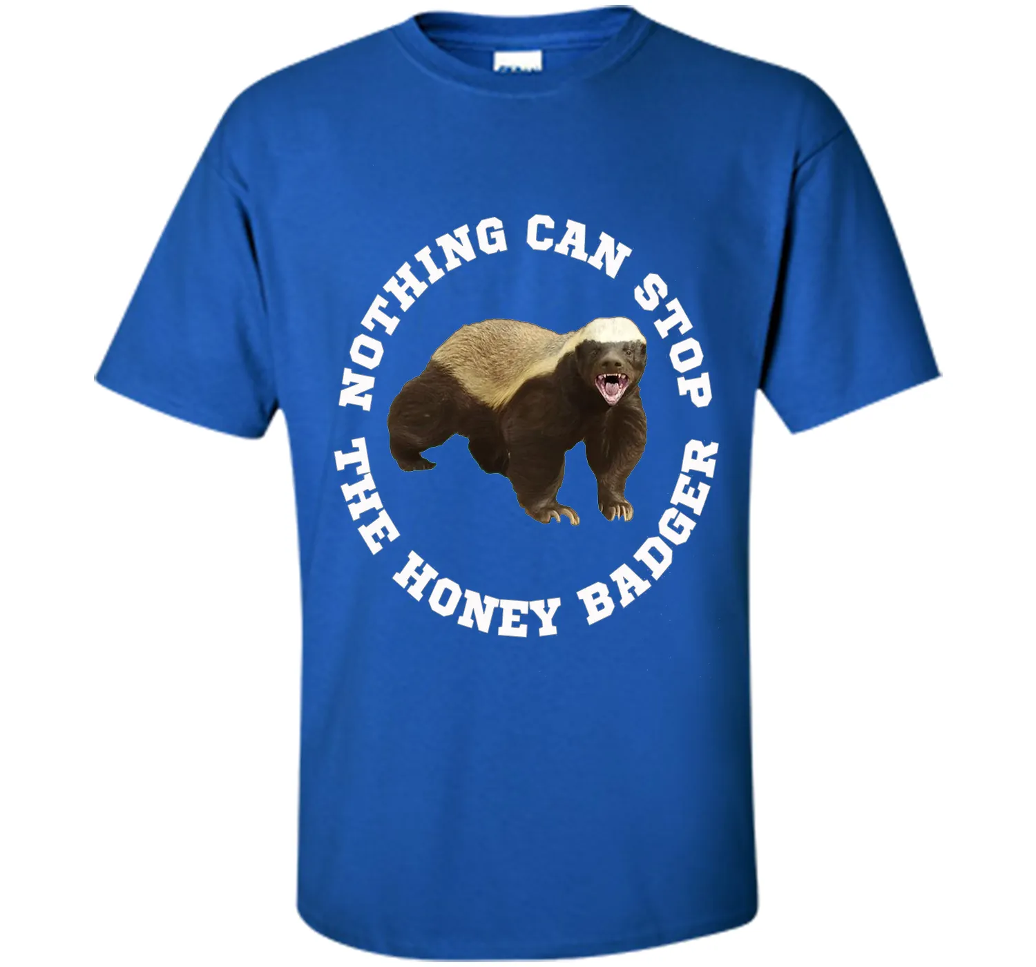 Funny Honey Badger T-shirt Crazy Nasty Badger Fun Tee