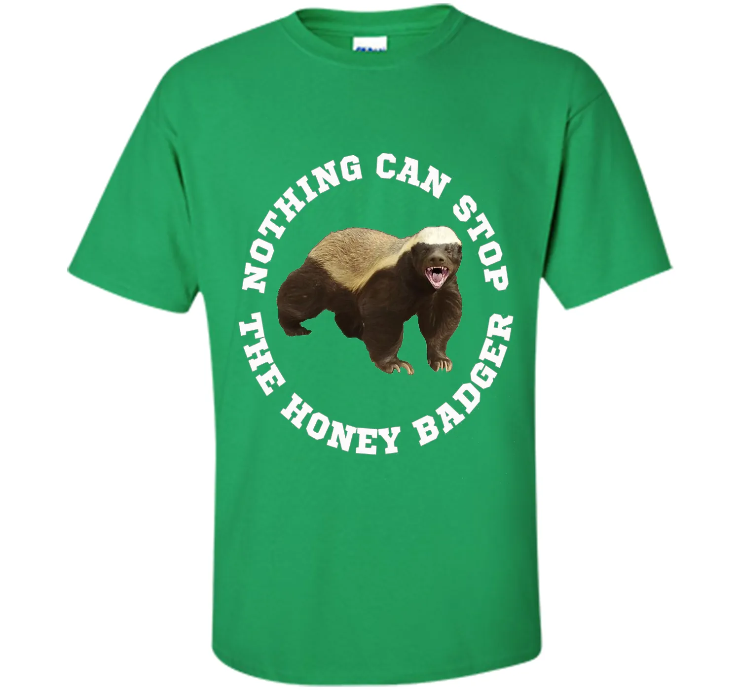 Funny Honey Badger T-shirt Crazy Nasty Badger Fun Tee