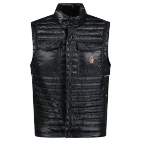 Grenoble 'Ollon' Fabric Gilet Black