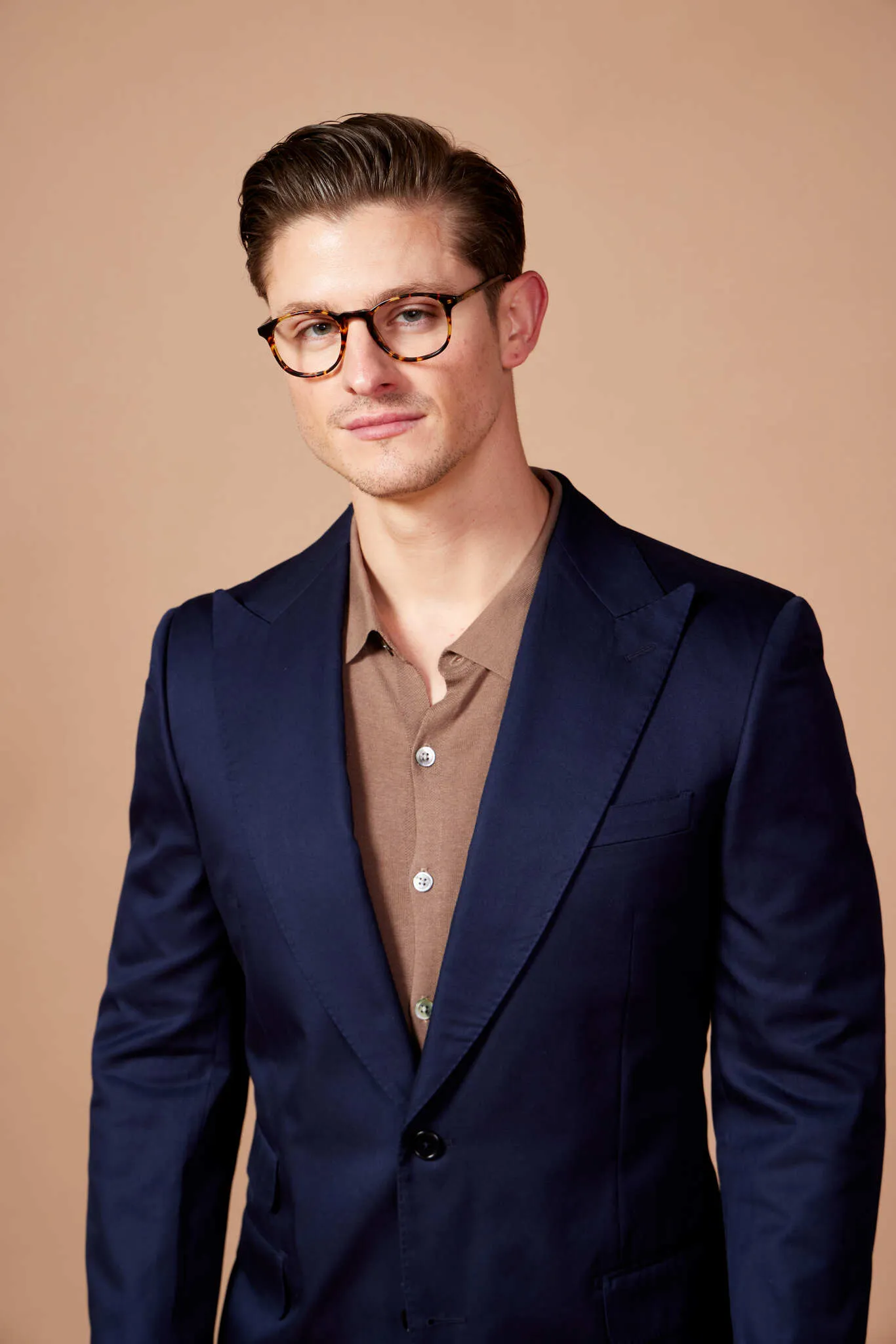 HENRY SARTORIAL Solbiati Cotton Blazer NAVY REG