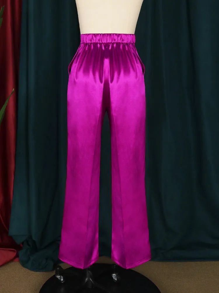 High Waist Wide Leg Palazzo Pants