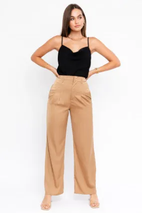 HIGH WAIST WIDE LEG PANTS