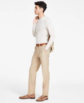 Hugo Boss Mens Modern fit Dress Pants 34 x 32 Beige Stretch