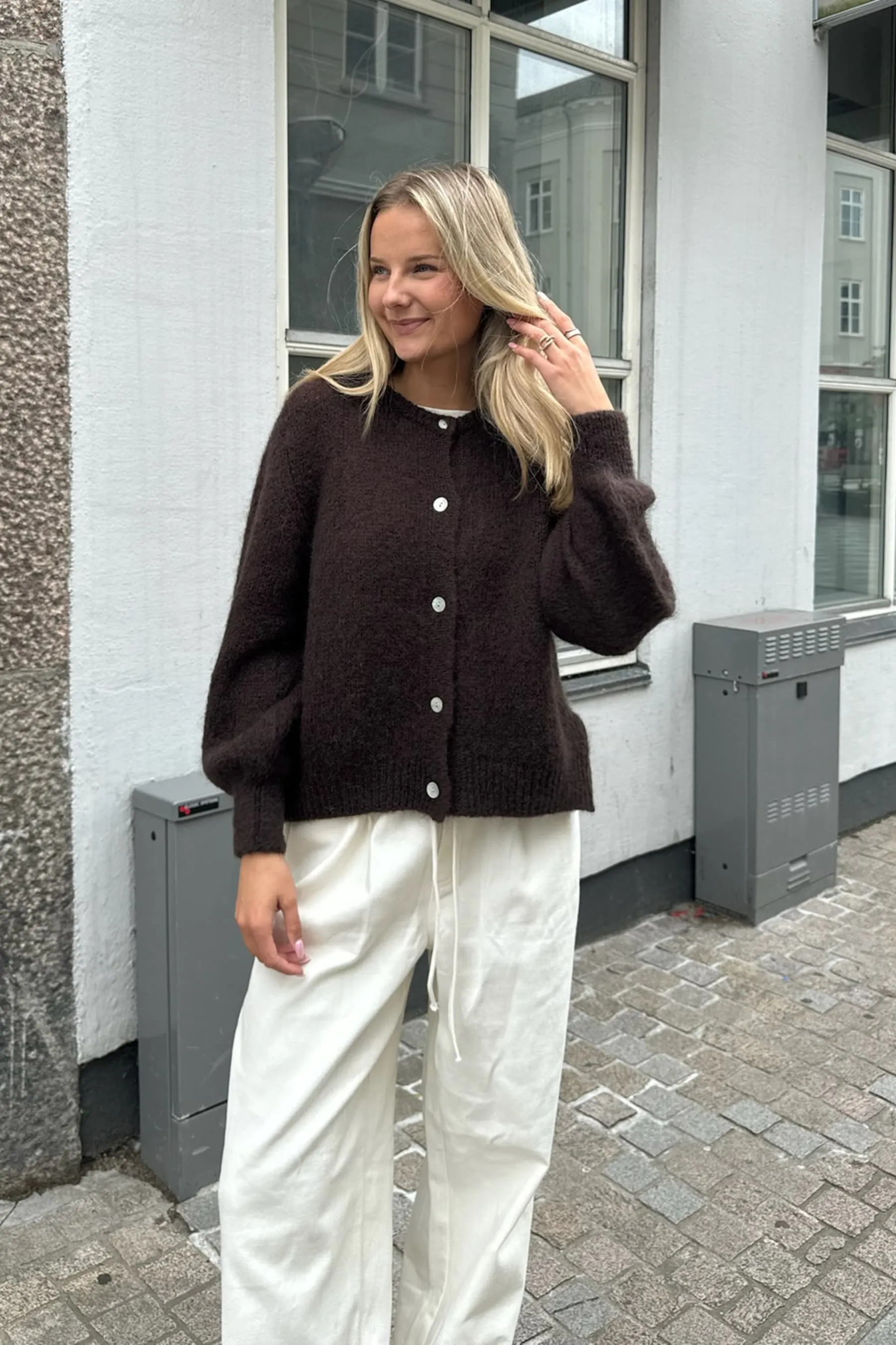 Idaic Cardigan - Dark Brown