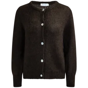 Idaic Cardigan - Dark Brown