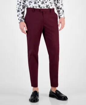 I.N.C. International Concepts Mens Eli Slim Fit Suit Dress Pants Vintage Wine 30