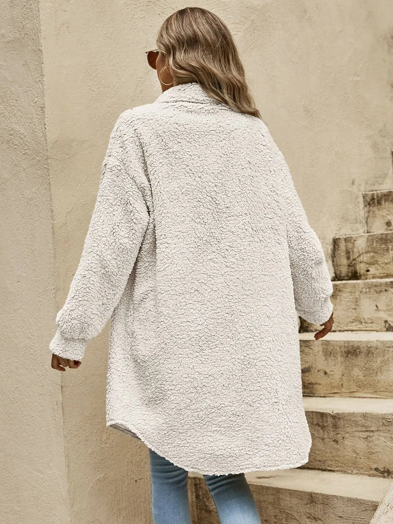 Ivory Sherpa Jacket