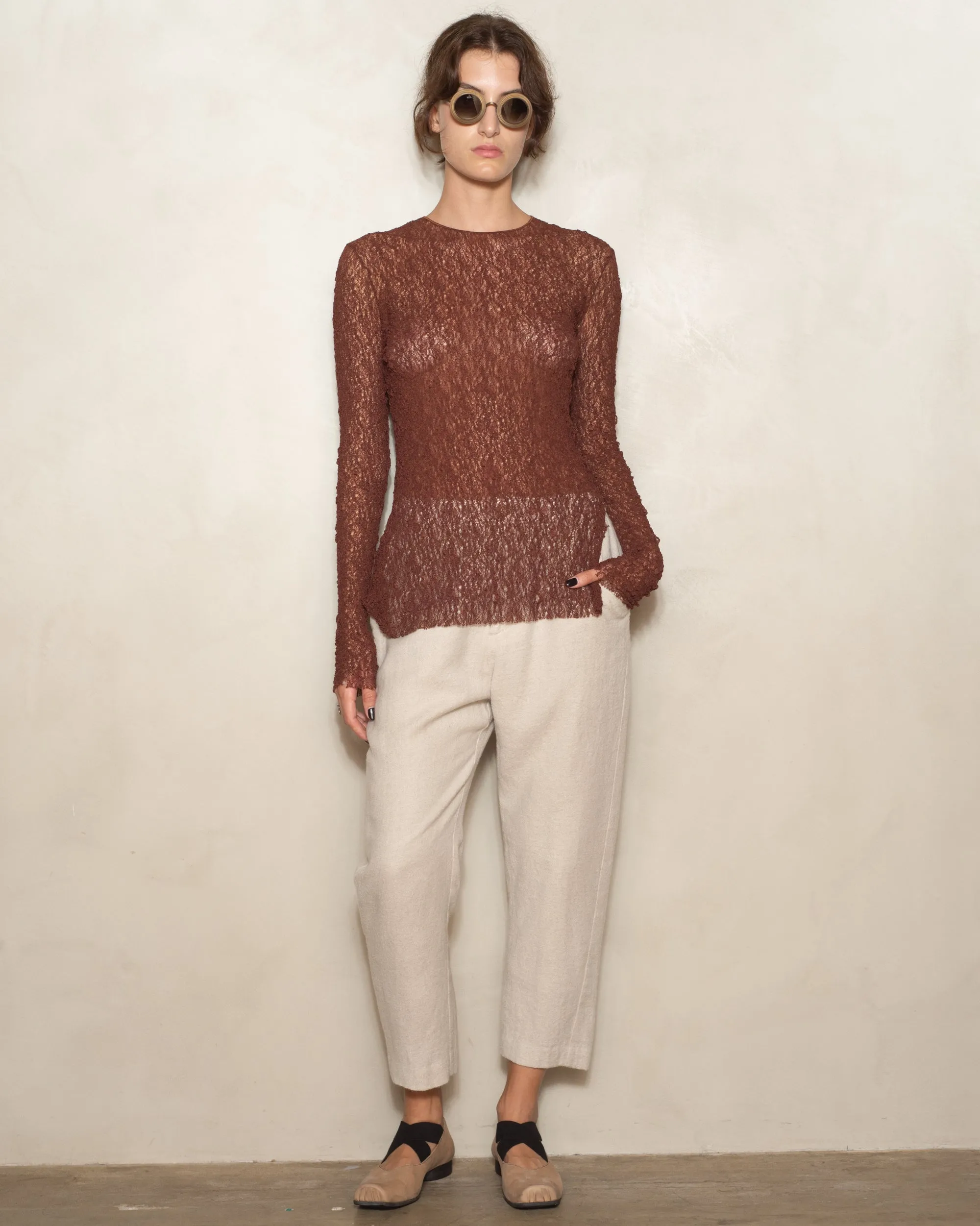 Ivory Slim Pants
