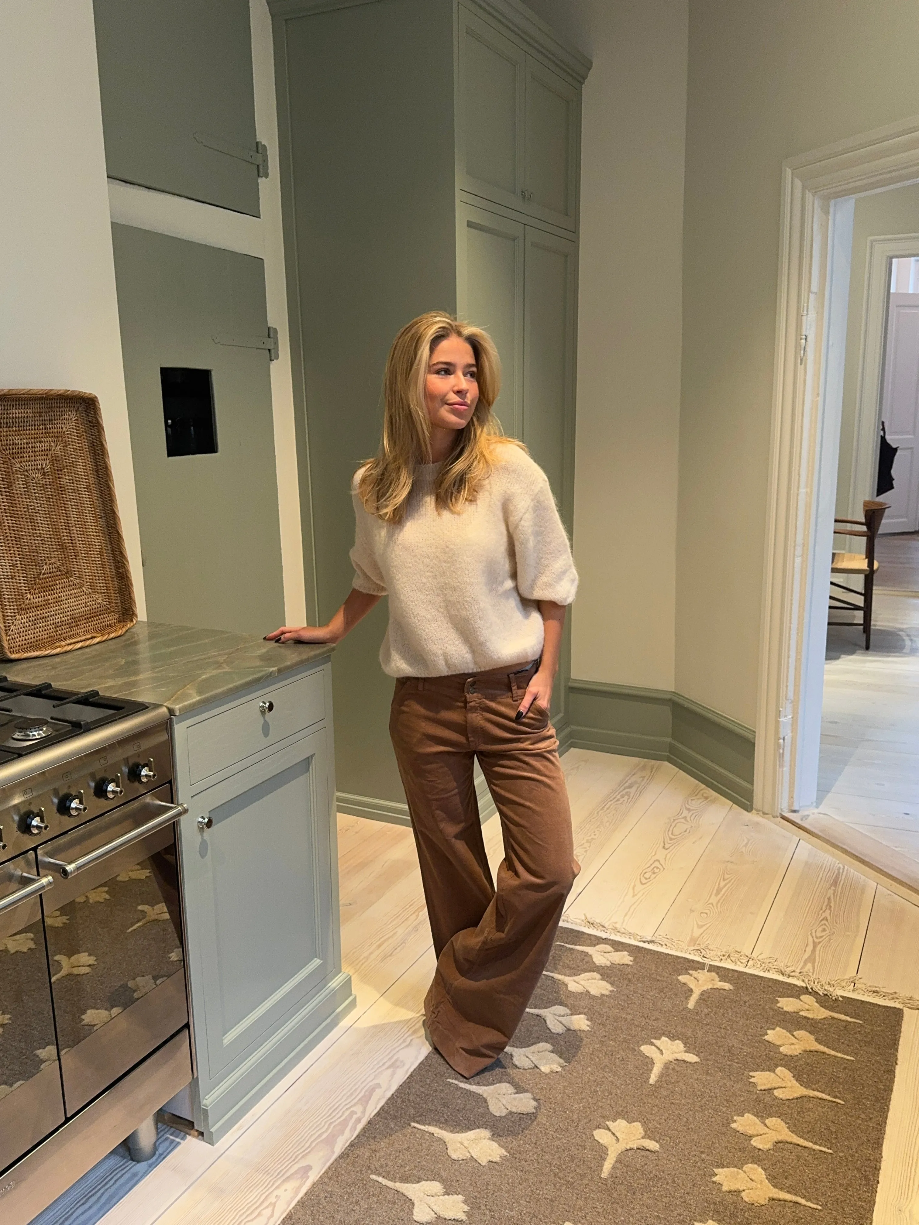 Karla corduroy pants - Brown