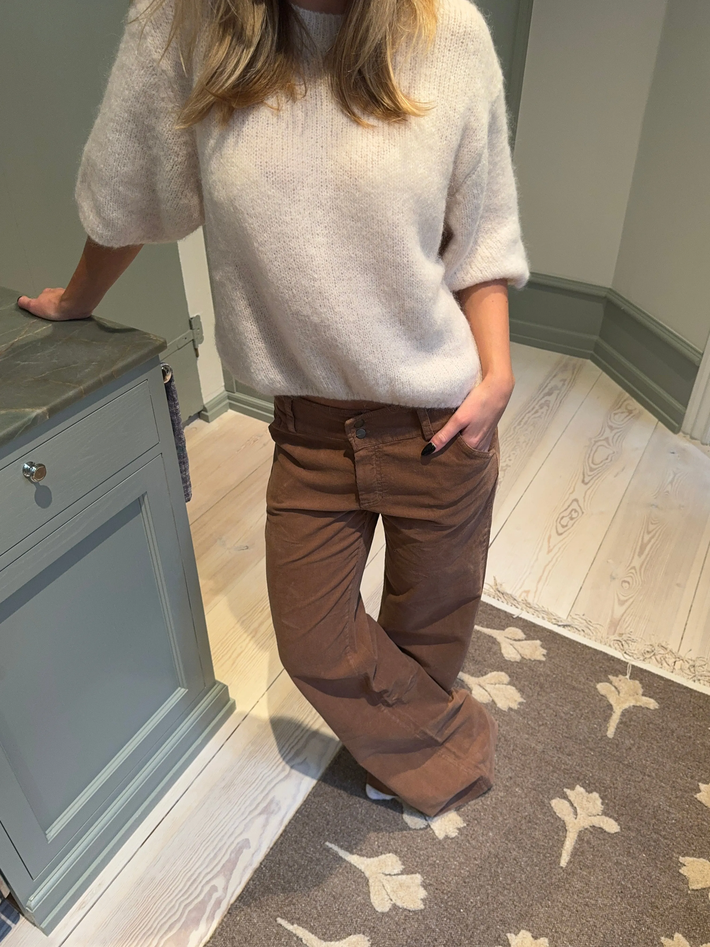 Karla corduroy pants - Brown
