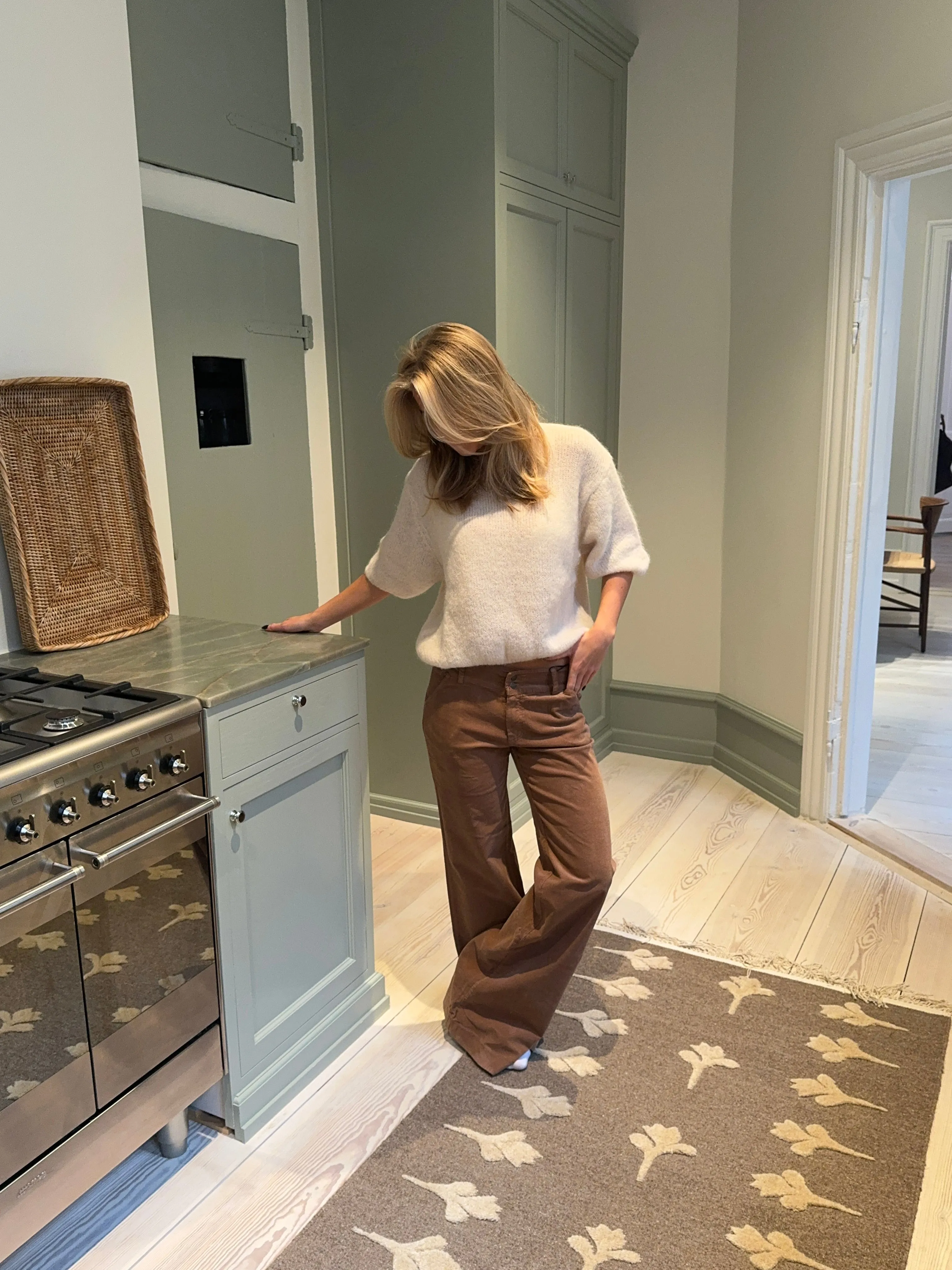 Karla corduroy pants - Brown