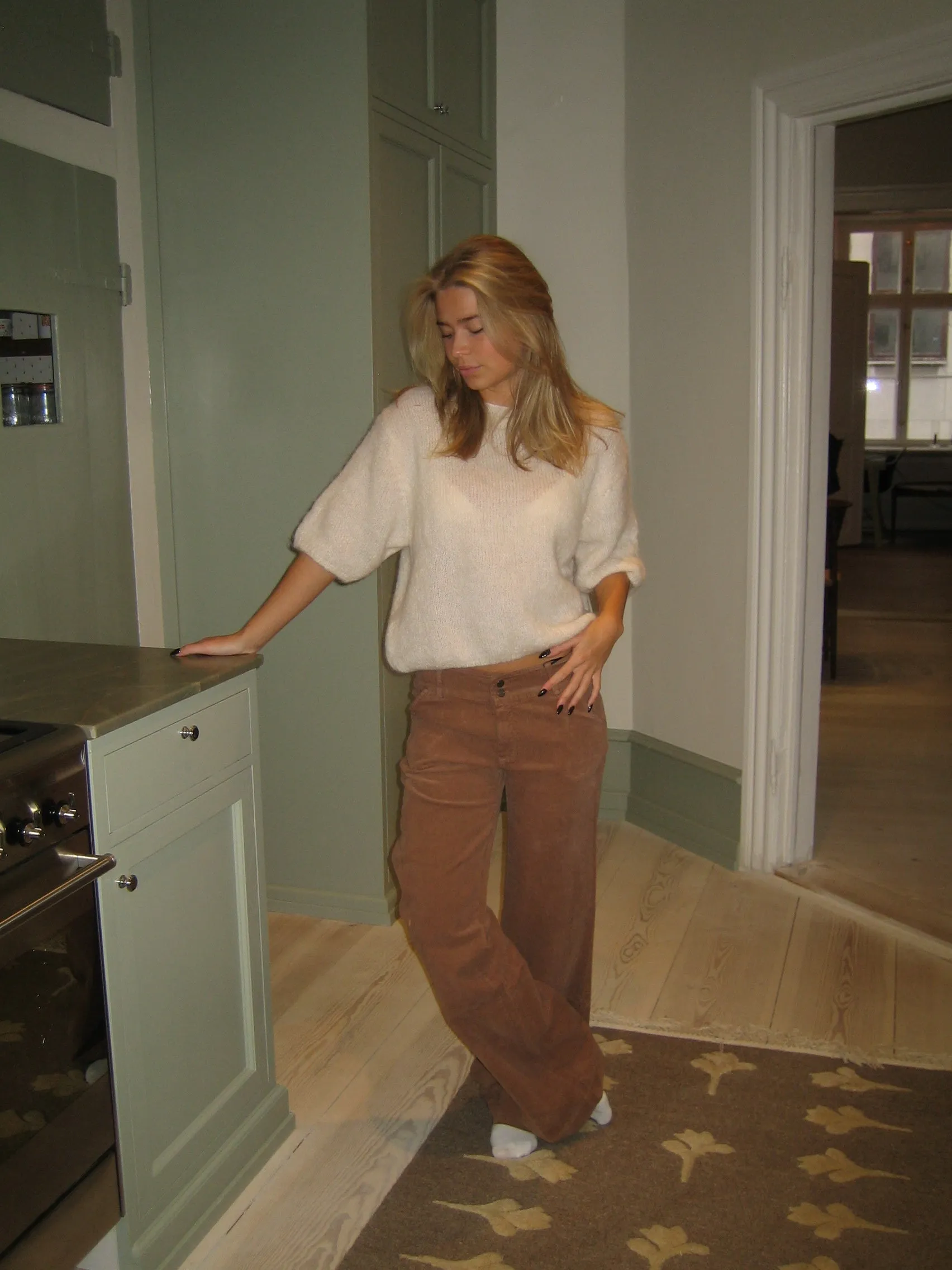 Karla corduroy pants - Brown
