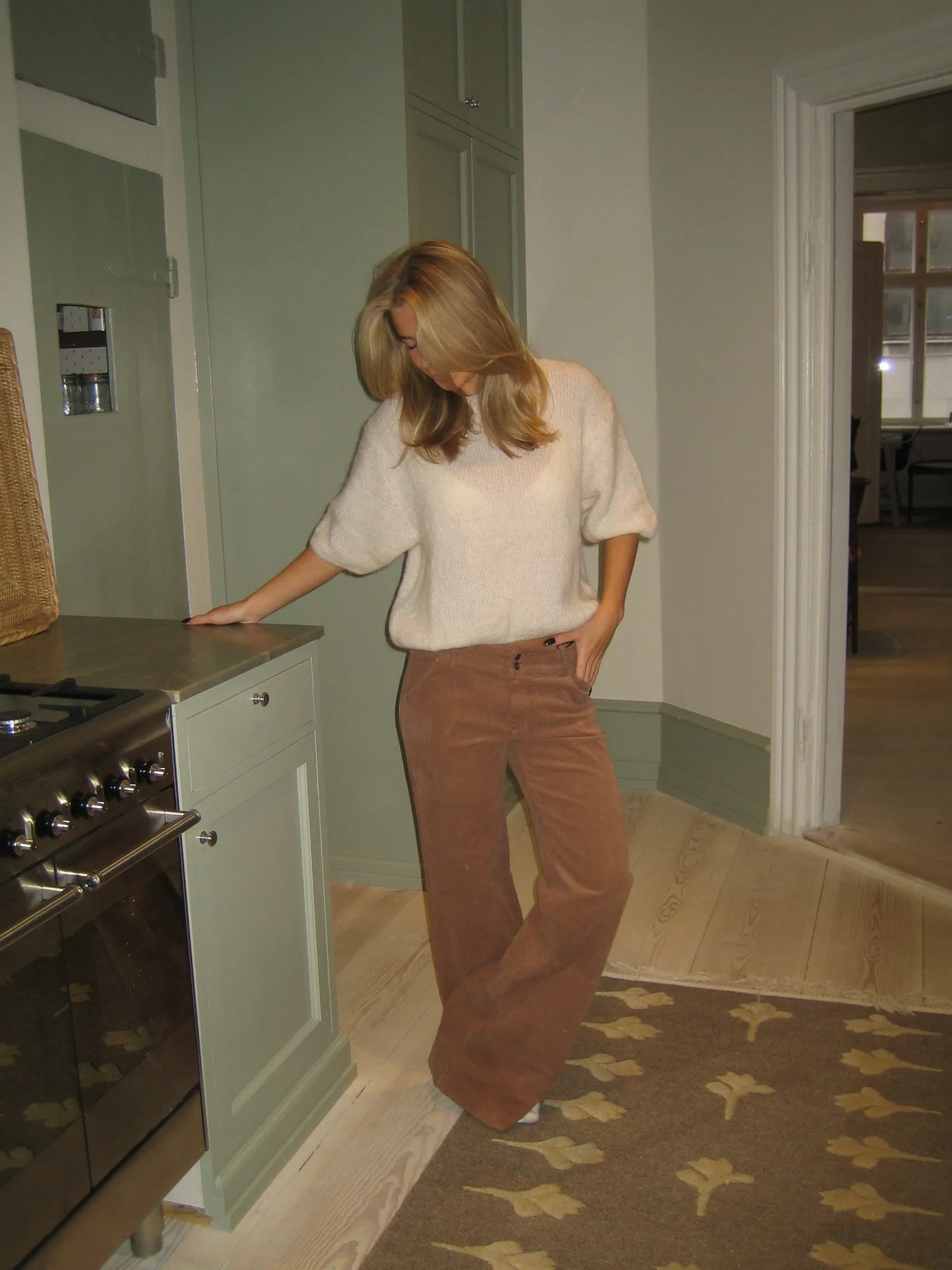 Karla corduroy pants - Brown