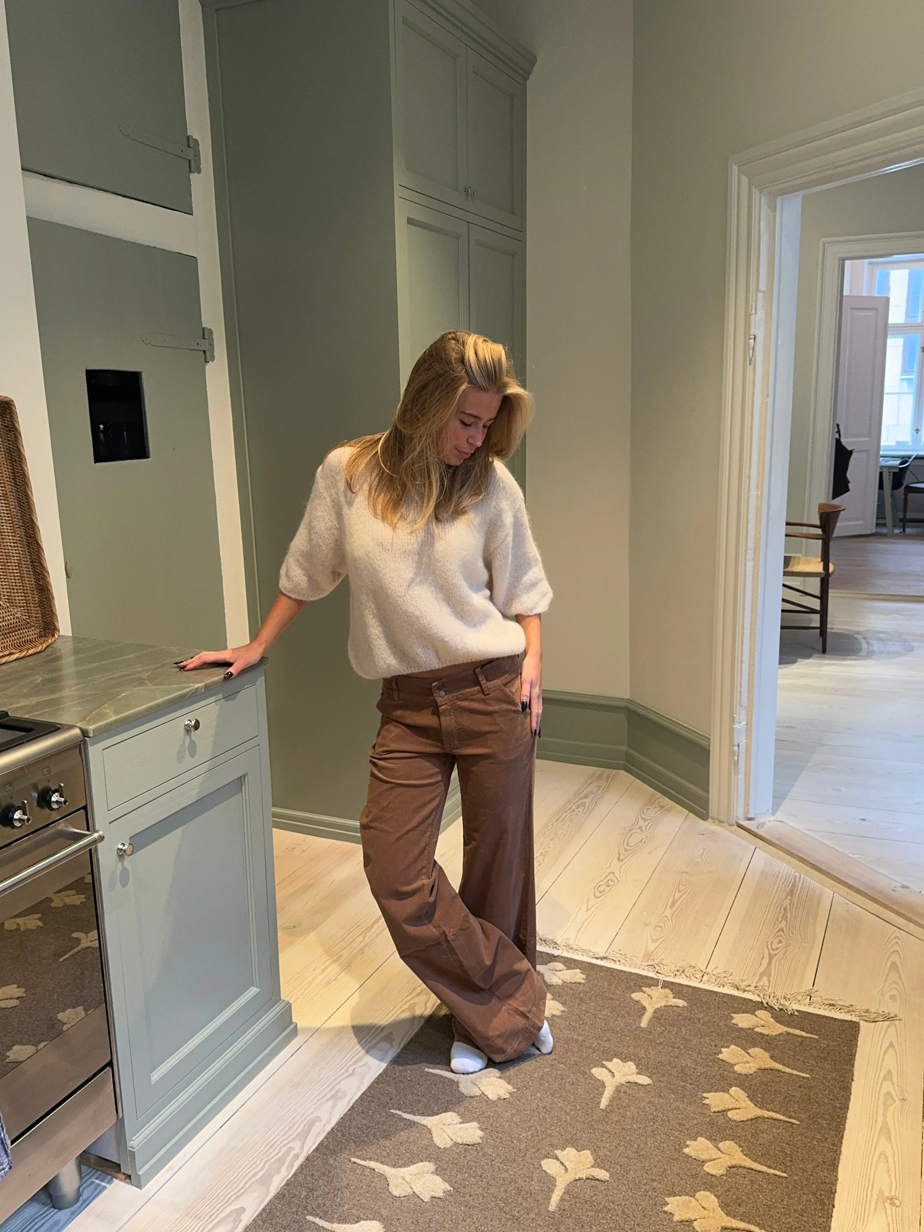 Karla corduroy pants - Brown