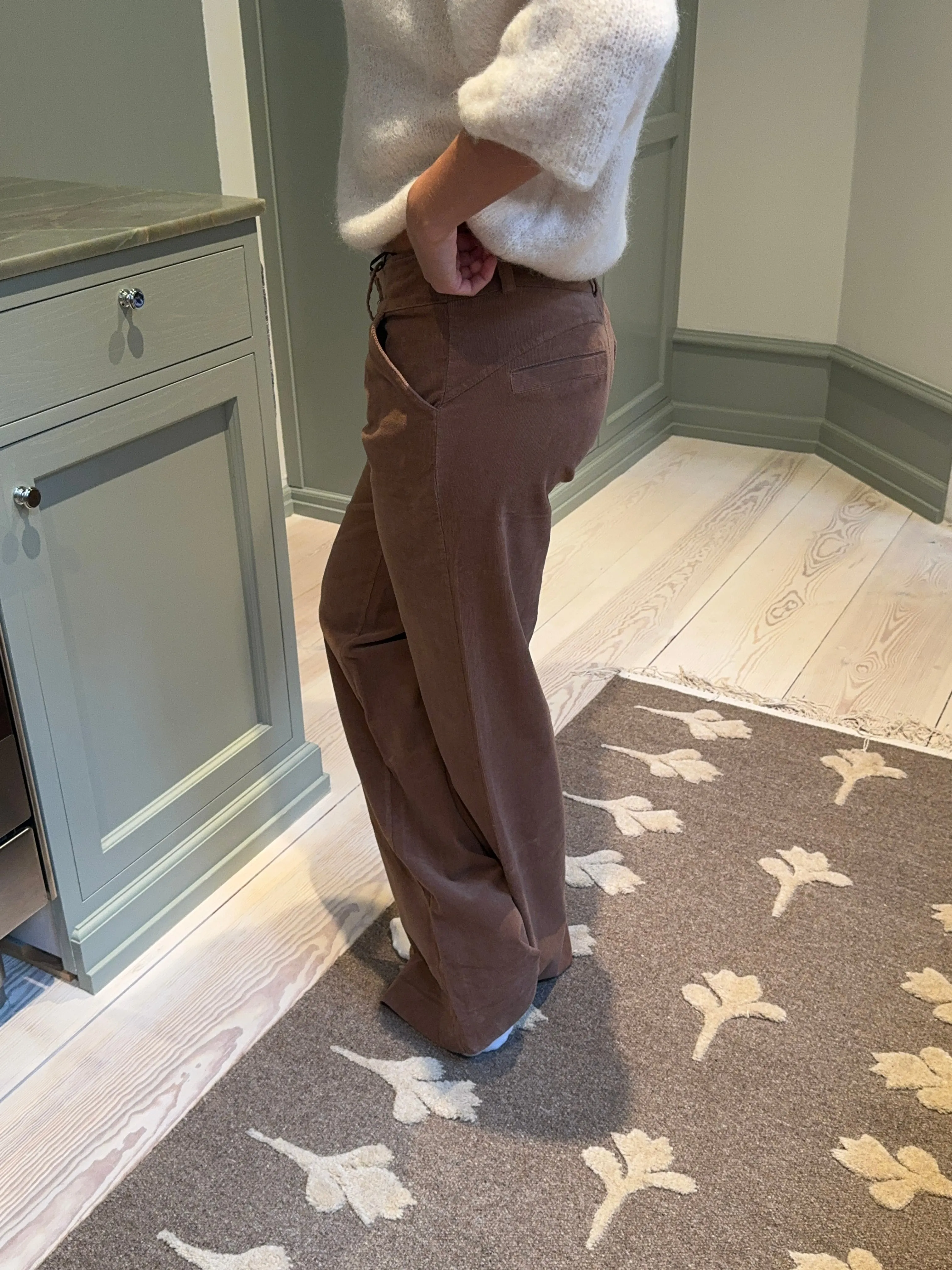 Karla corduroy pants - Brown