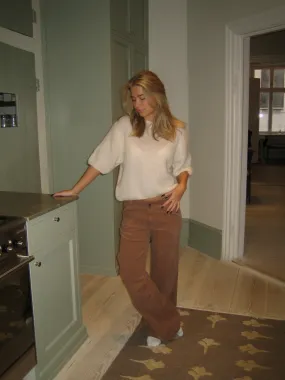 Karla corduroy pants - Brown