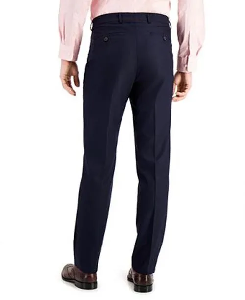 Kenneth Cole Reaction Mens Slim fit Dress Pants 33 / 30 Blue Solid