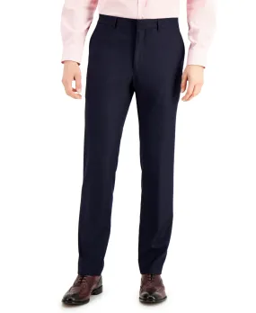 Kenneth Cole Reaction Mens Slim fit Dress Pants 33 / 30 Blue Solid
