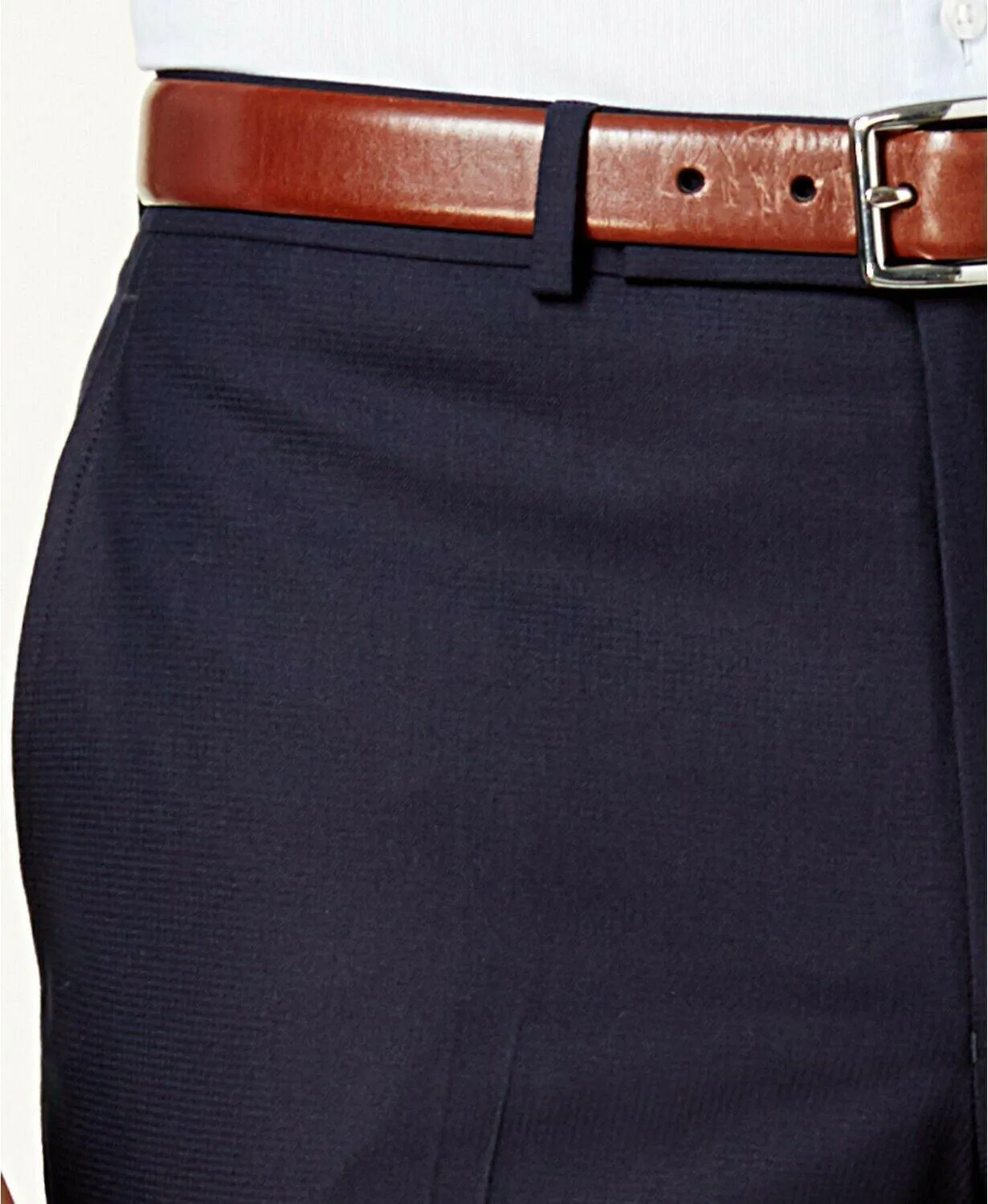 Kenneth Cole Reaction Mens Slim fit Dress Pants 34 / 34 Blue Solid