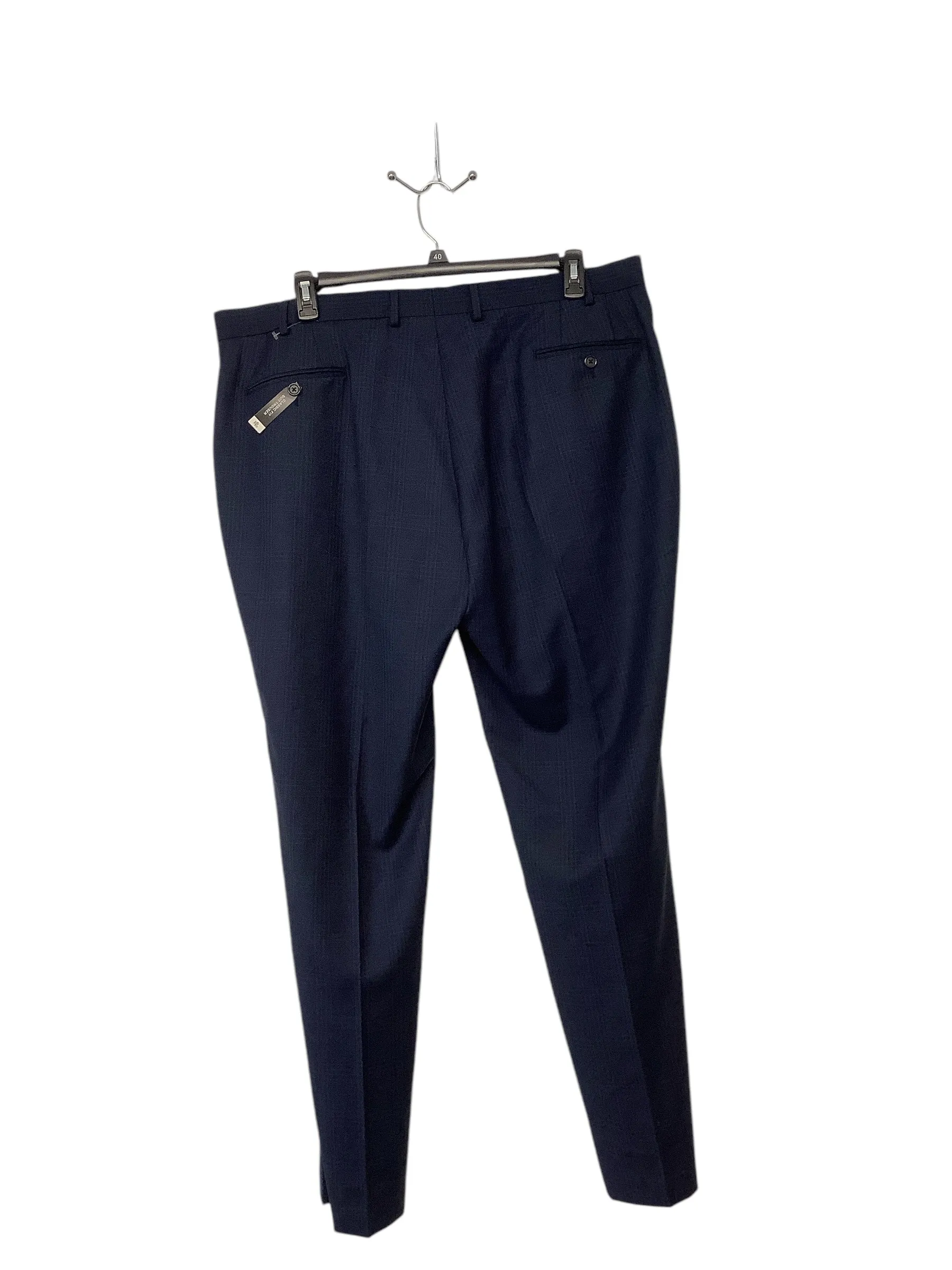 Lauren Ralph Lauren Mens Regular Fit Dress Pants Pants 42 x 32 Blue Plaid