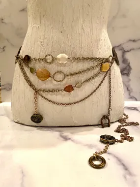 Layers & beads belt