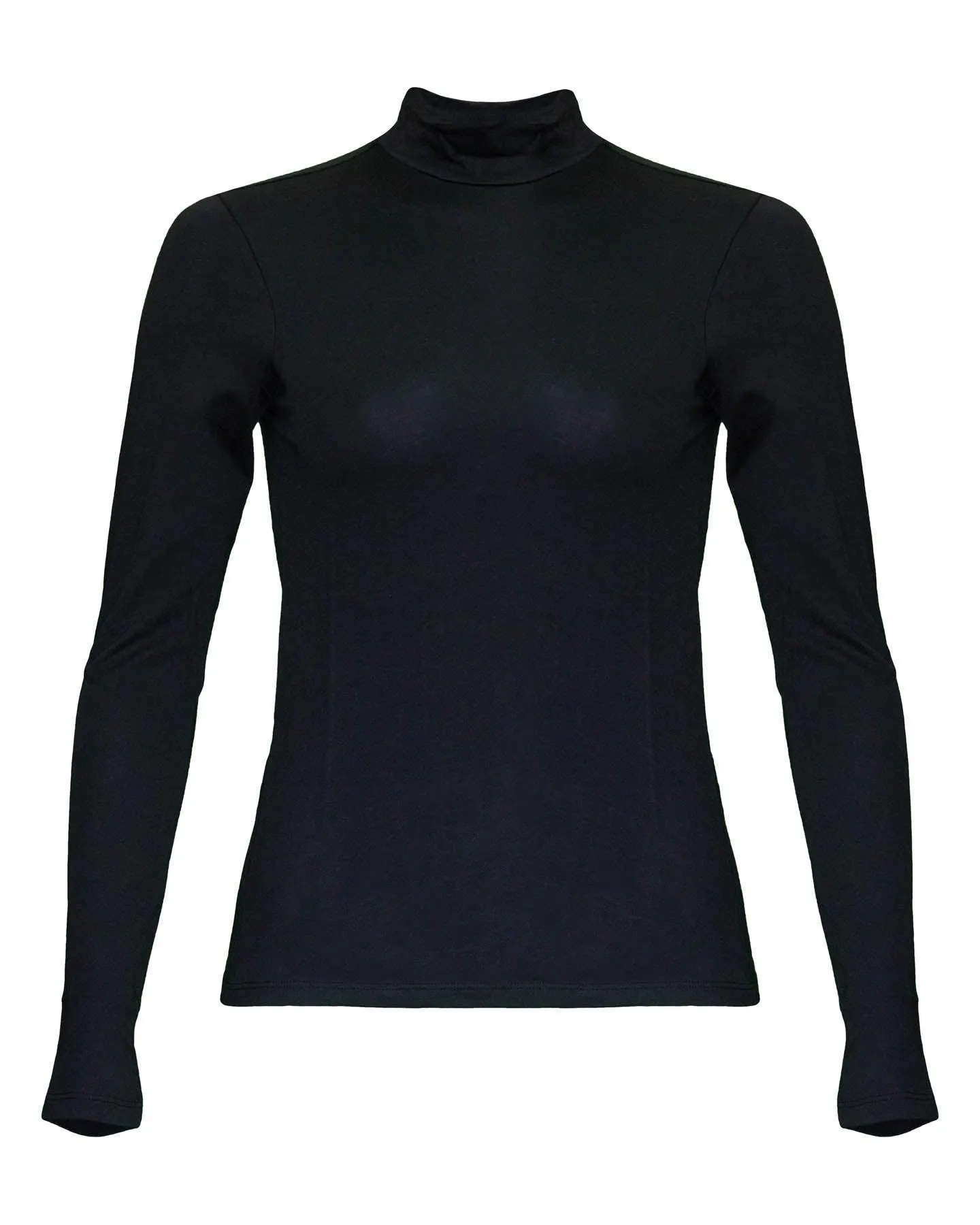 LE Mid Turtleneck Pullover Black