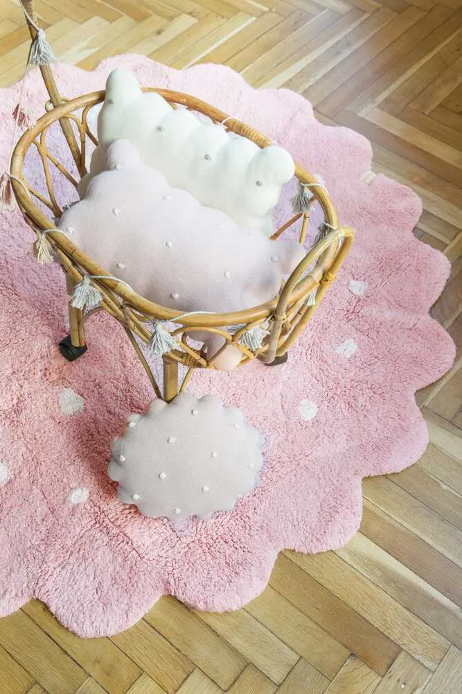 Lorena Canals Washable Rug Little Biscuit Pink