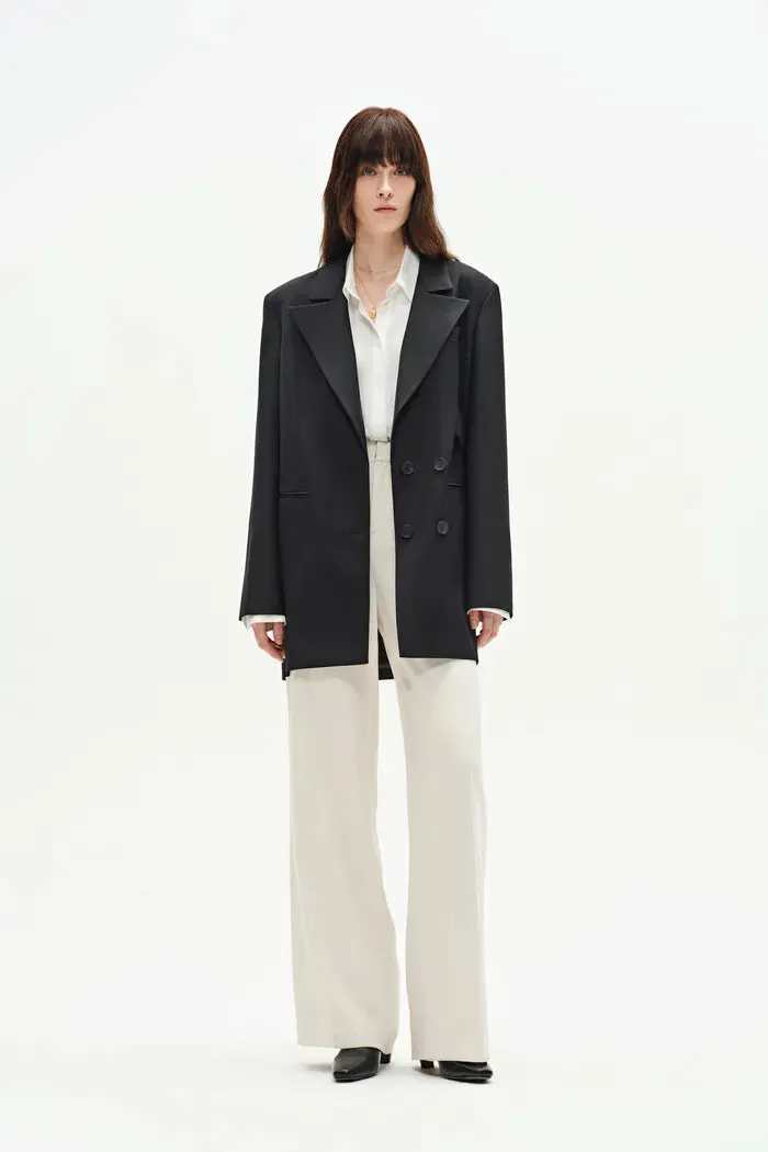 Mel Blazer Suit Dress in Acetate-Merino