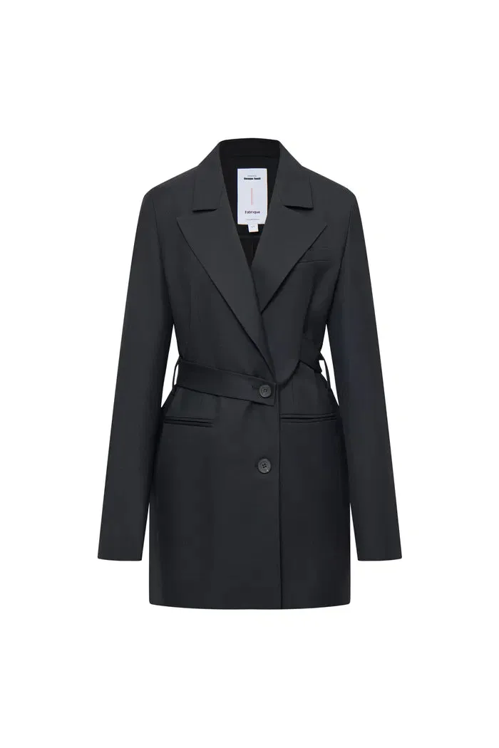 Mel Blazer Suit Dress in Acetate-Merino
