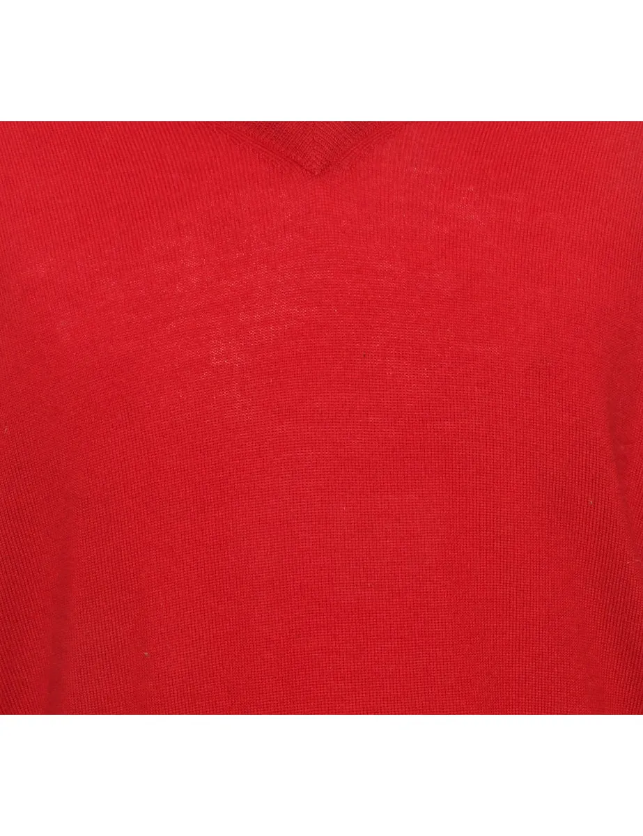 Merino Wool Long Sleeved Jumper - M