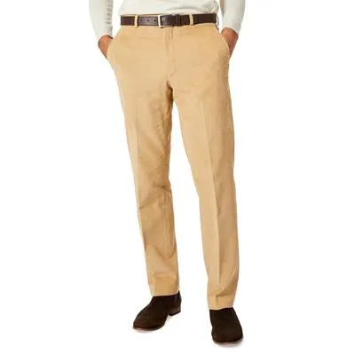 Michael Kors Mens Modern Fit Corduroy Pants Camel Beige 44 x 30