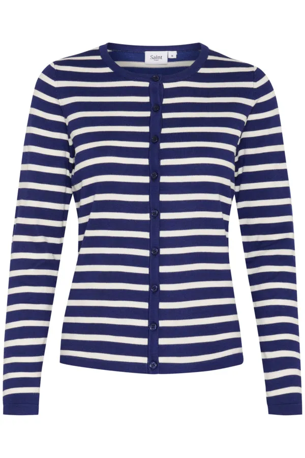 Mila SZ striped Cardigan by Saint Tropez