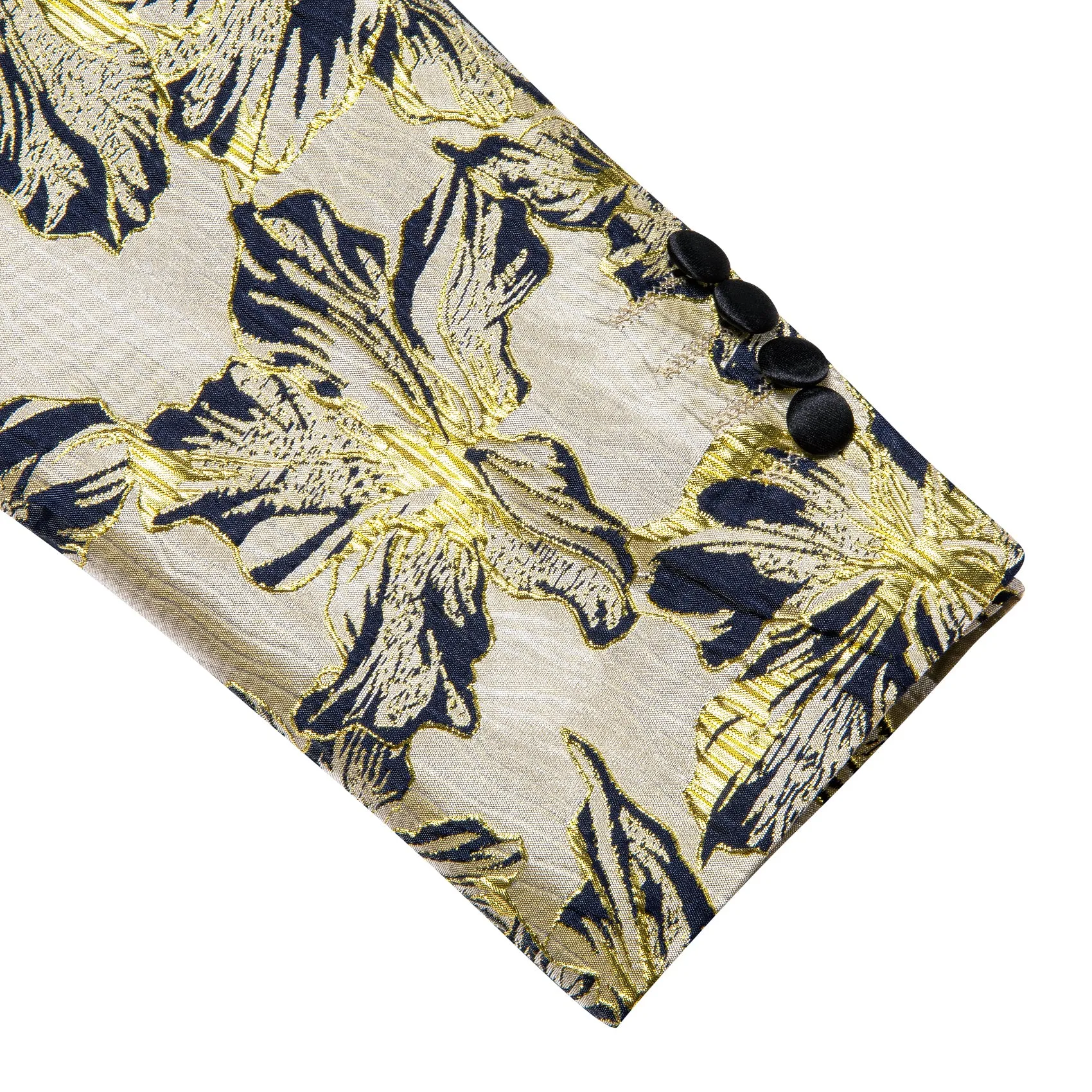 Moccasin BlueGrey Floral Men's Suit for Party