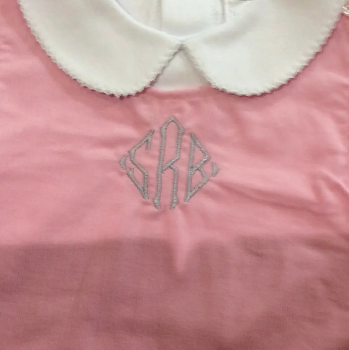 MONOGRAM CORDUROY JUMPER LT PINK