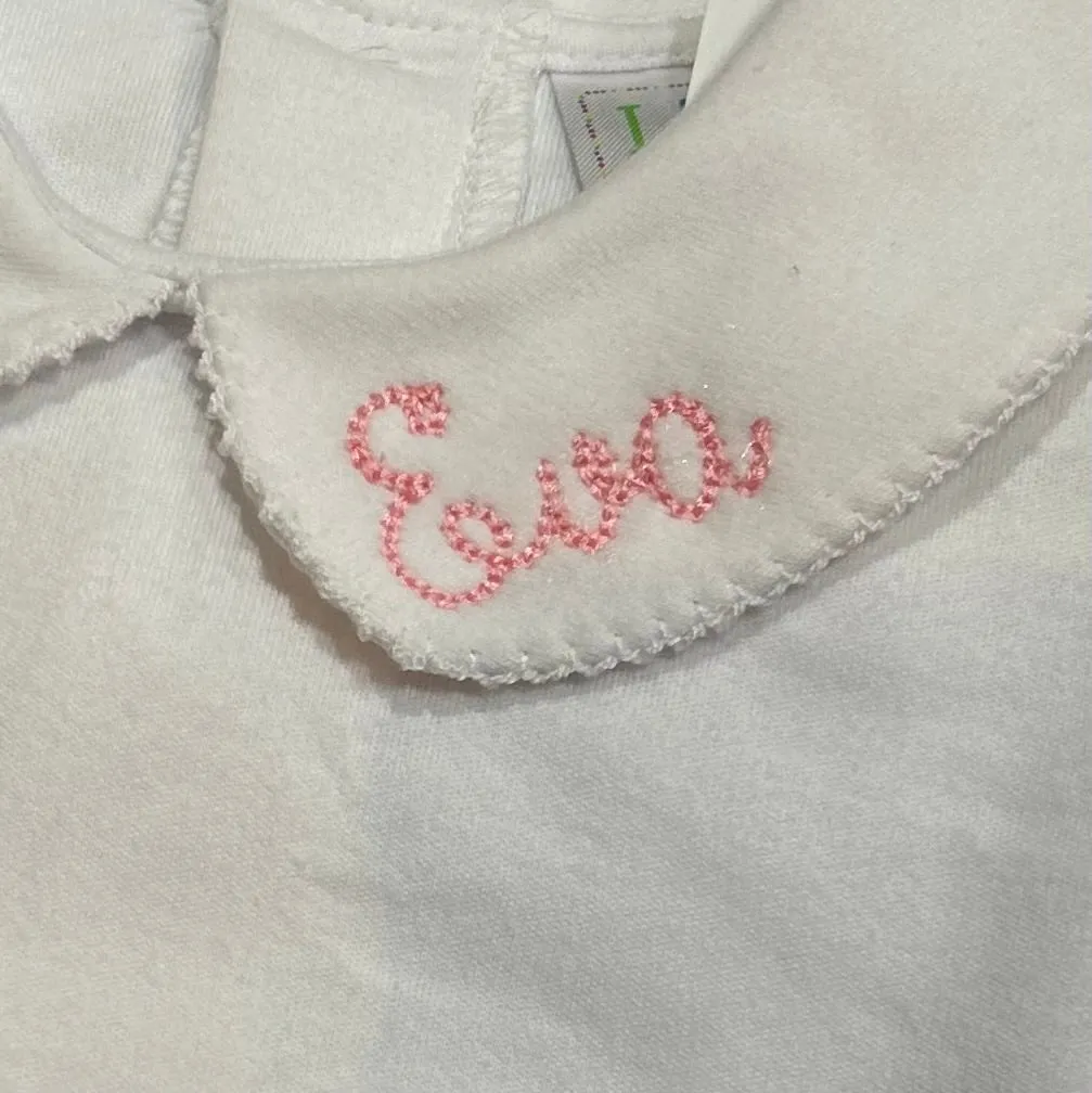 MONOGRAM CORDUROY JUMPER LT PINK