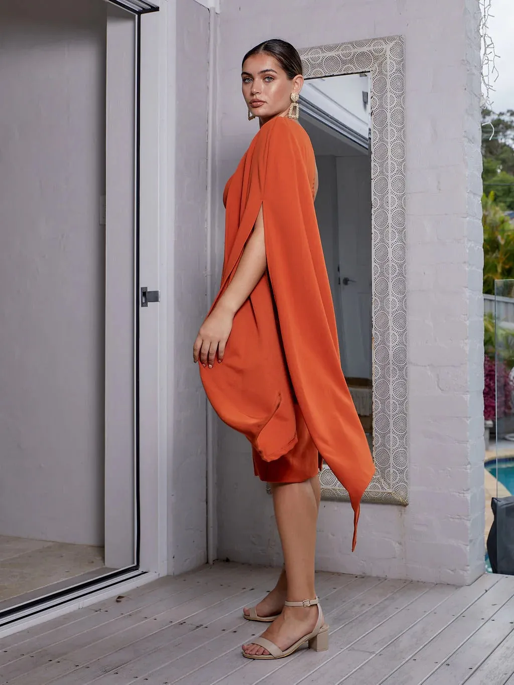 Mossman Moving on up Dress Orange Size 14