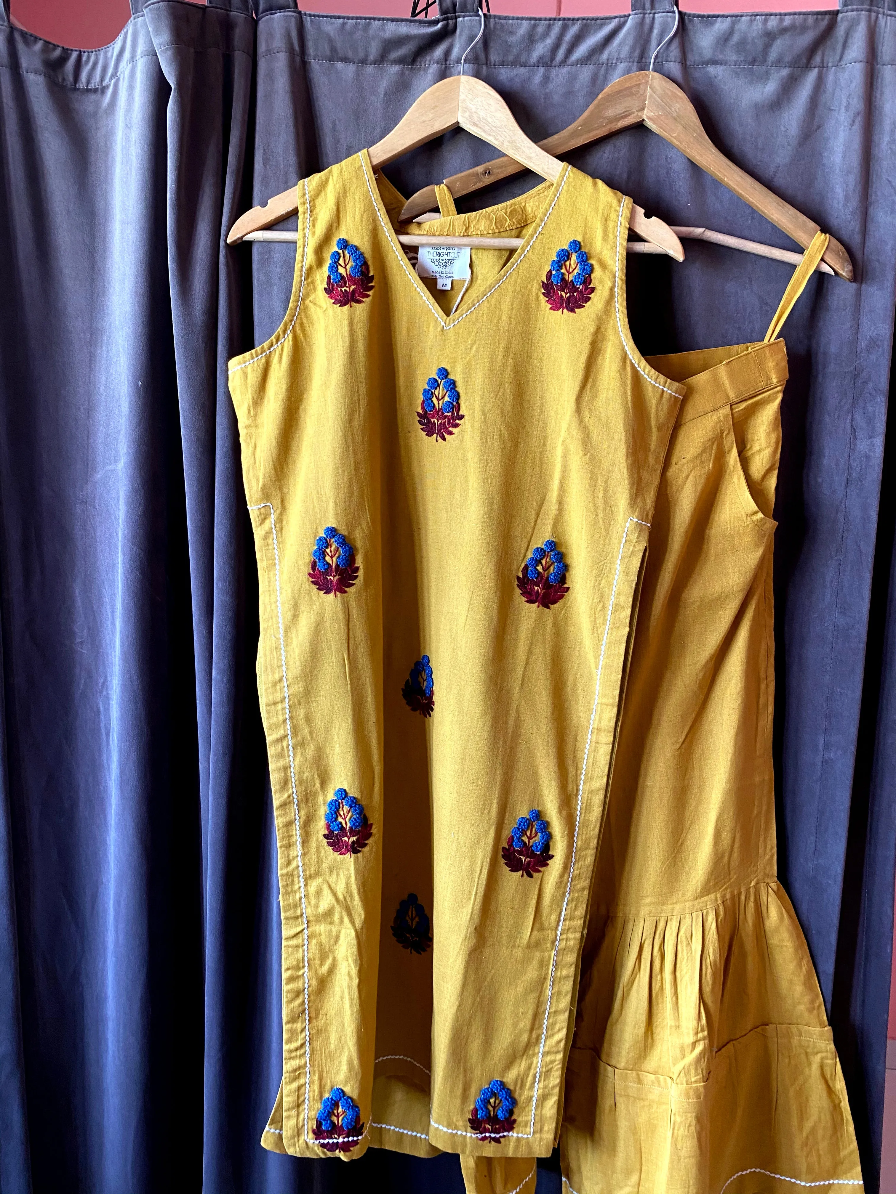 Mustard Kurta set