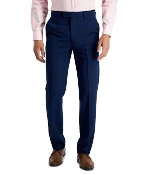 Nautica Mens Skinny fit Dress Pants 42 / 30 Navy Blue Solid