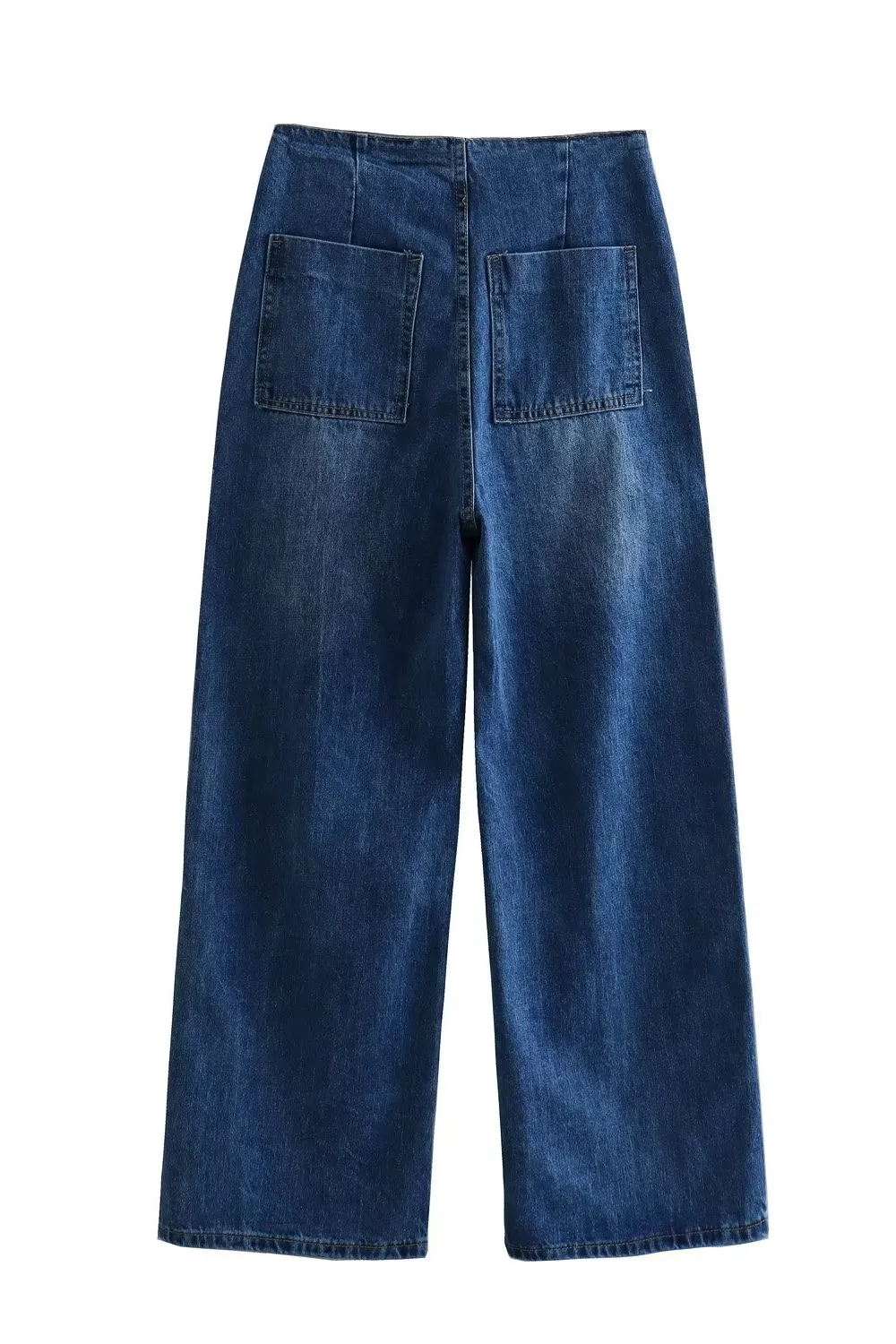 'Nicolette' High-Waist Wide-Leg Jeans (2 Colors)