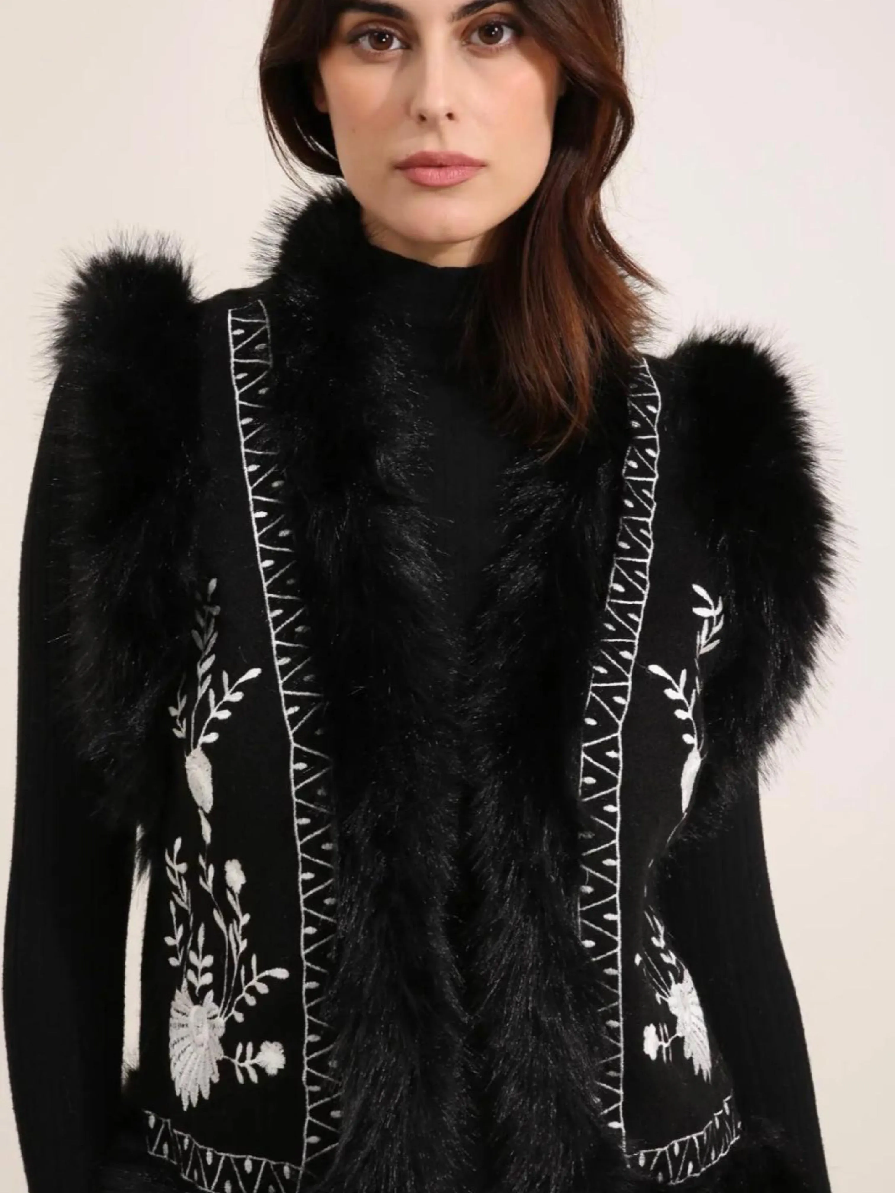 Noah Knitted Gilet - Black