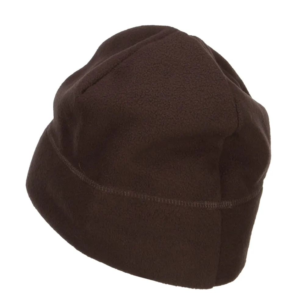 Number 1 Grandpa Embroidered Big Fleece Beanie
