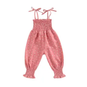 Pink Hearts Toddler Jumpsuit