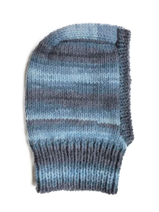 [PLANFOROTHERDAY] SS 25 CROCHET BALACLAVA / BLUE