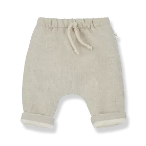 RAMON lined pants - natural