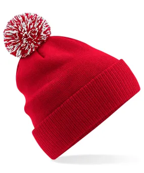 Recycled Snowstar® beanie | Classic Red/White