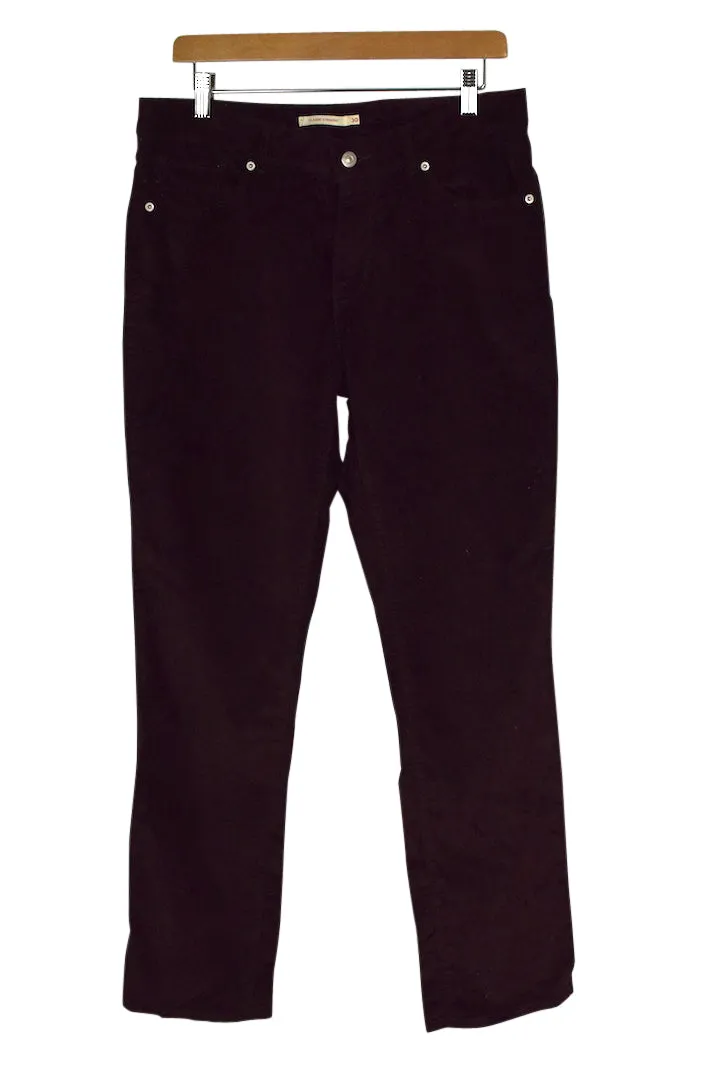 Red Levi Strauss Brand Corduroy Pants